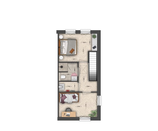 Floorplan - Kanaalstraat Bouwnummer 20, 9301 LT Roden